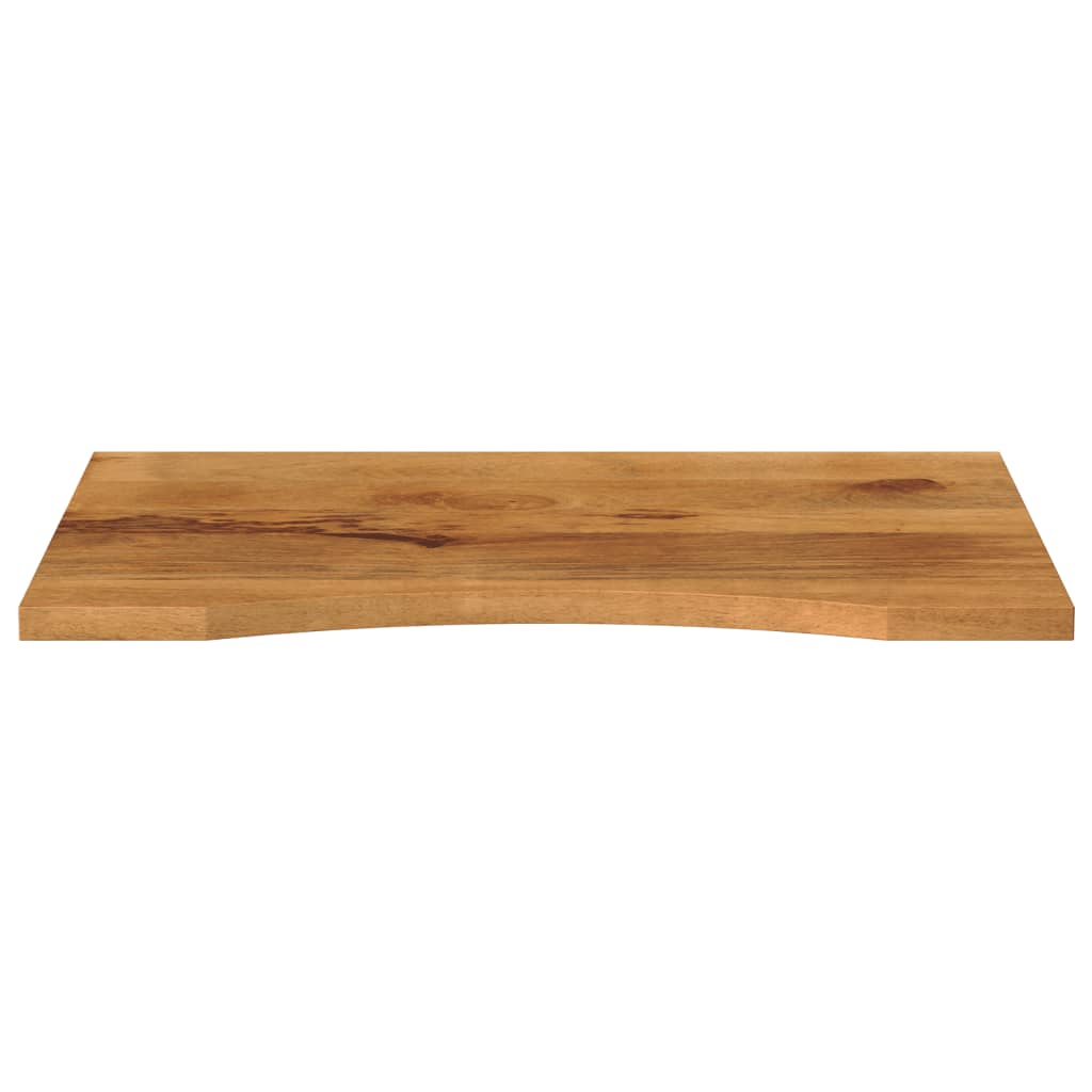 Dessus de bureau avec courbe 100x50x2,5 cm manguier massif brut - XIOS