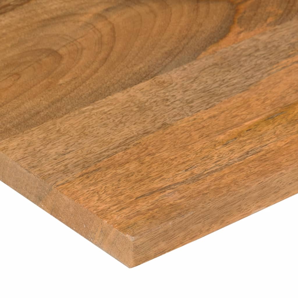 Dessus de bureau avec courbe 90x60x2,5 cm manguier massif brut - XIOS