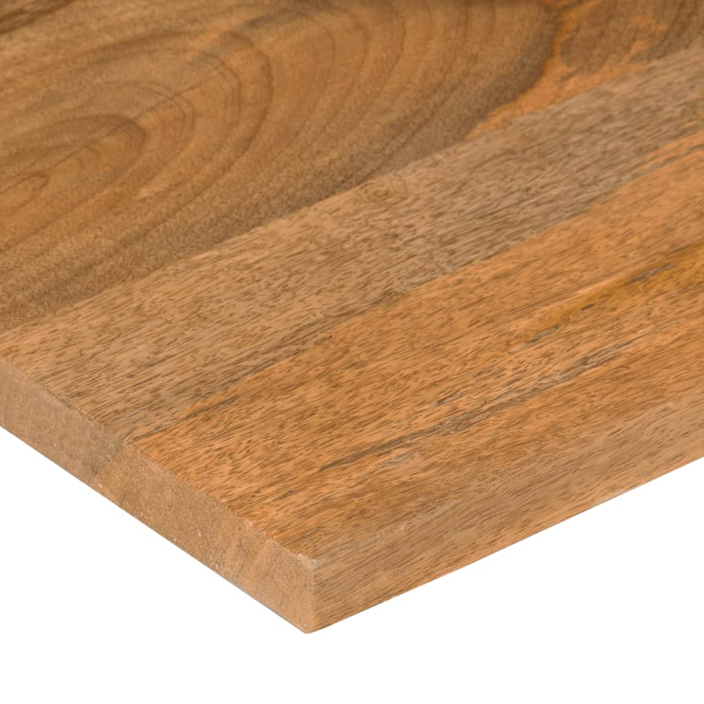 Dessus de bureau avec courbe 120x60x2,5 cm manguier massif brut - XIOS
