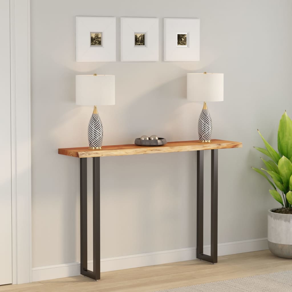 Dessus de table 160x30x2,5 cm rectangulaire bois massif acacia - XIOS