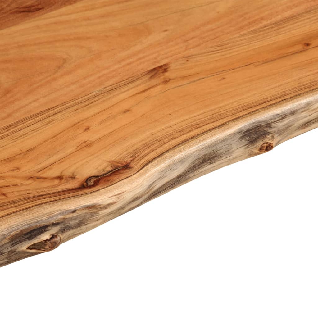 Dessus de table 80x40x2,5 cm rectangulaire bois massif acacia - XIOS