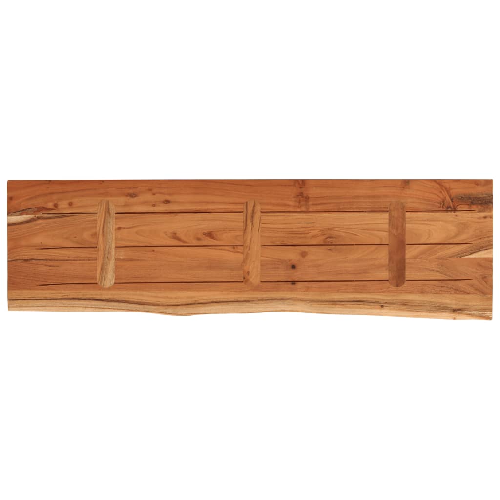 Dessus de table 140x40x2,5 cm rectangulaire bois massif acacia - XIOS