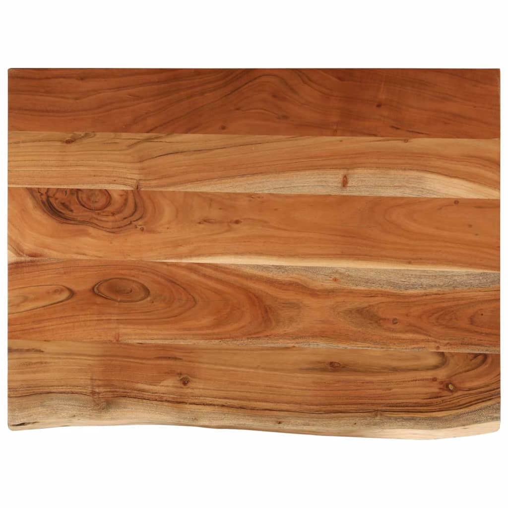 Comptoir de salle de bain 80x60x2,5 cm rectangulaire acacia - XIOS