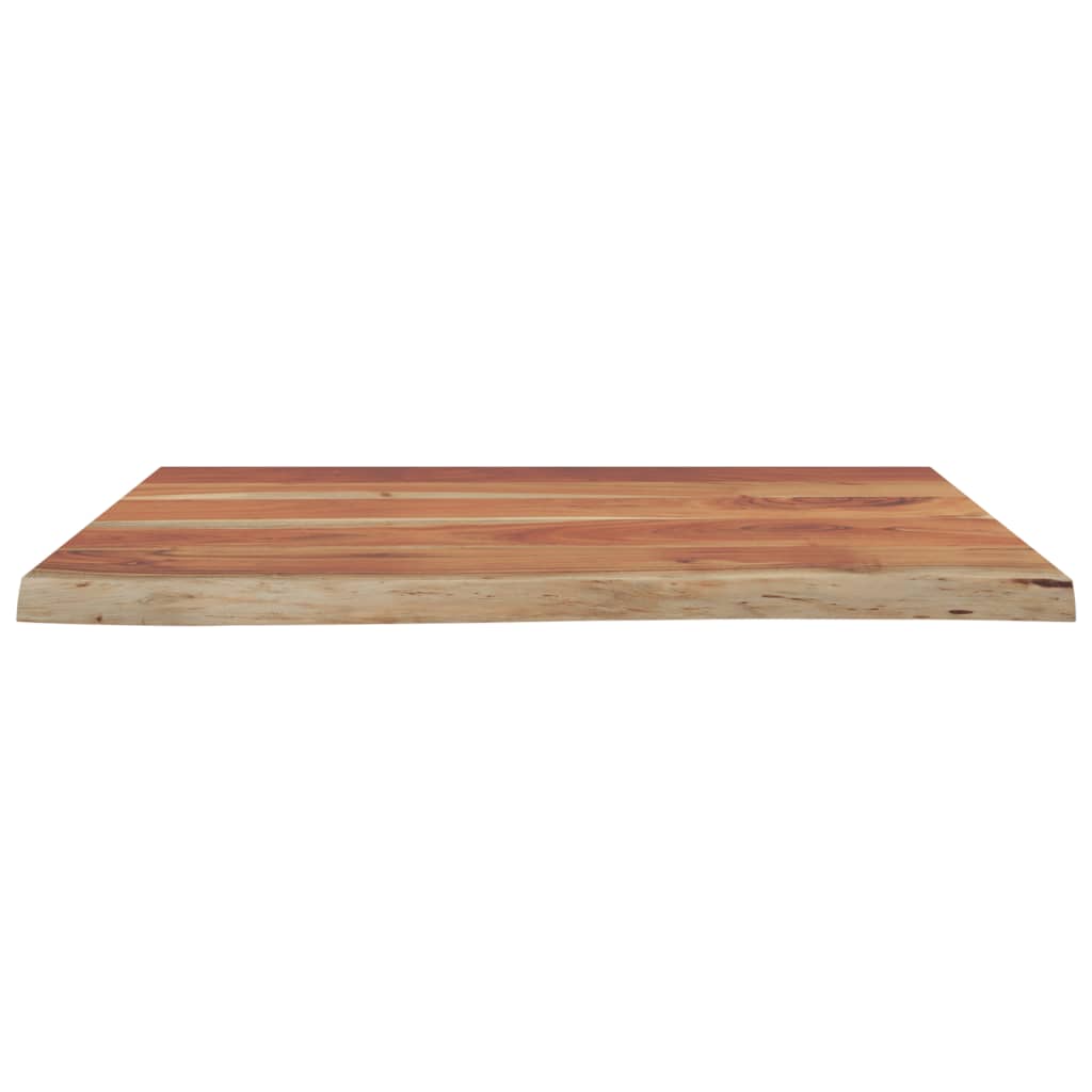Comptoir de salle de bain 80x60x2,5 cm rectangulaire acacia - XIOS