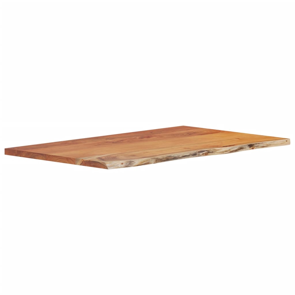 Comptoir de salle de bain 100x60x2,5 cm rectangulaire acacia - XIOS