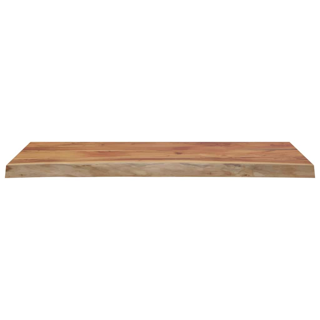 Comptoir de salle de bain 140x60x2,5 cm rectangulaire acacia - XIOS