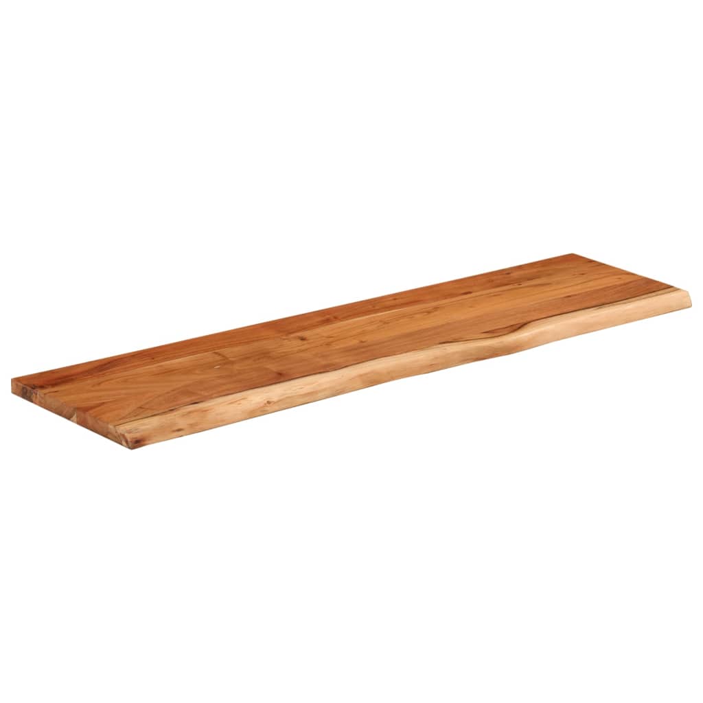 Dessus de table 140x40x3,8 cm rectangulaire bois massif acacia - XIOS