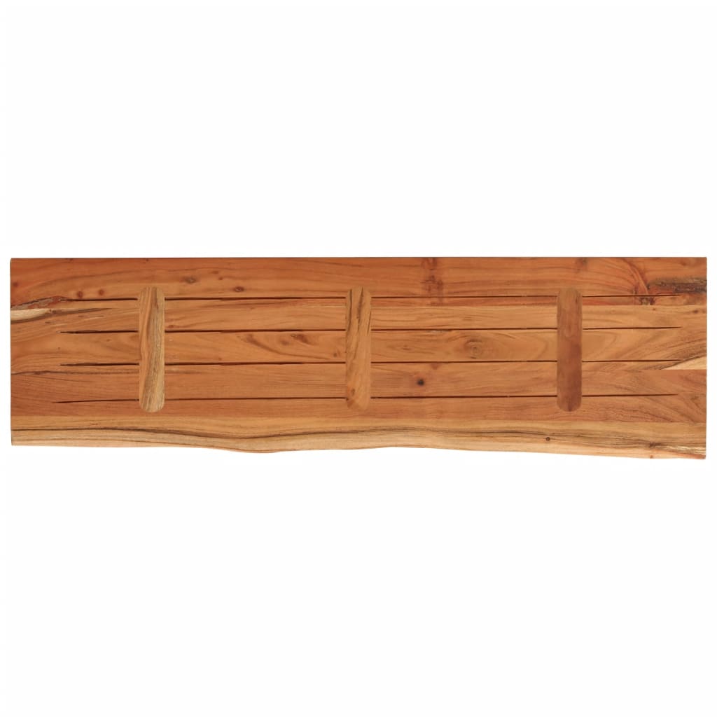 Dessus de table 140x40x3,8 cm rectangulaire bois massif acacia - XIOS