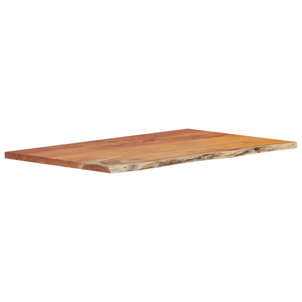 Comptoir de salle de bain 90x60x3,8 cm rectangulaire acacia - XIOS