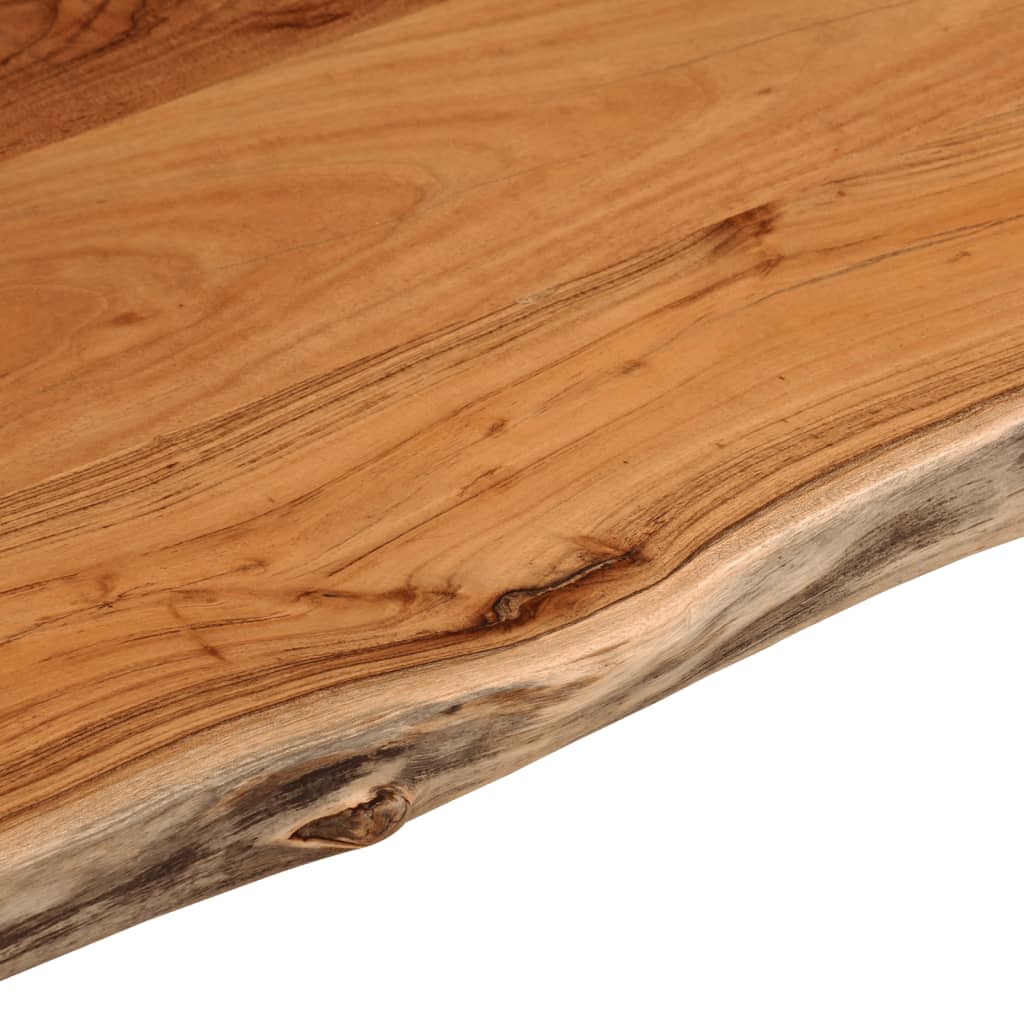 Comptoir de salle de bain 90x60x3,8 cm rectangulaire acacia - XIOS