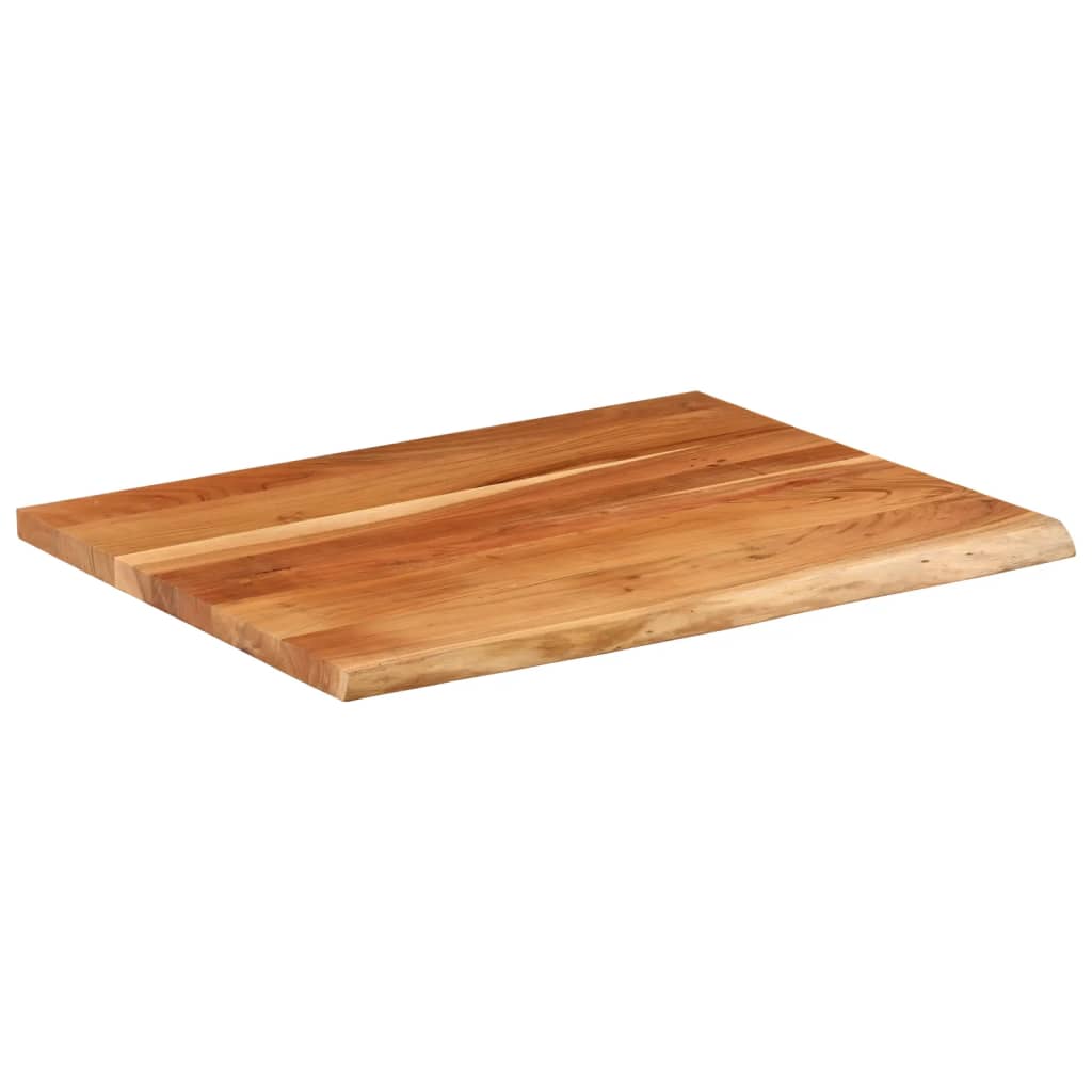 Dessus de table 90x80x3,8 cm rectangulaire bois massif d'acacia - XIOS