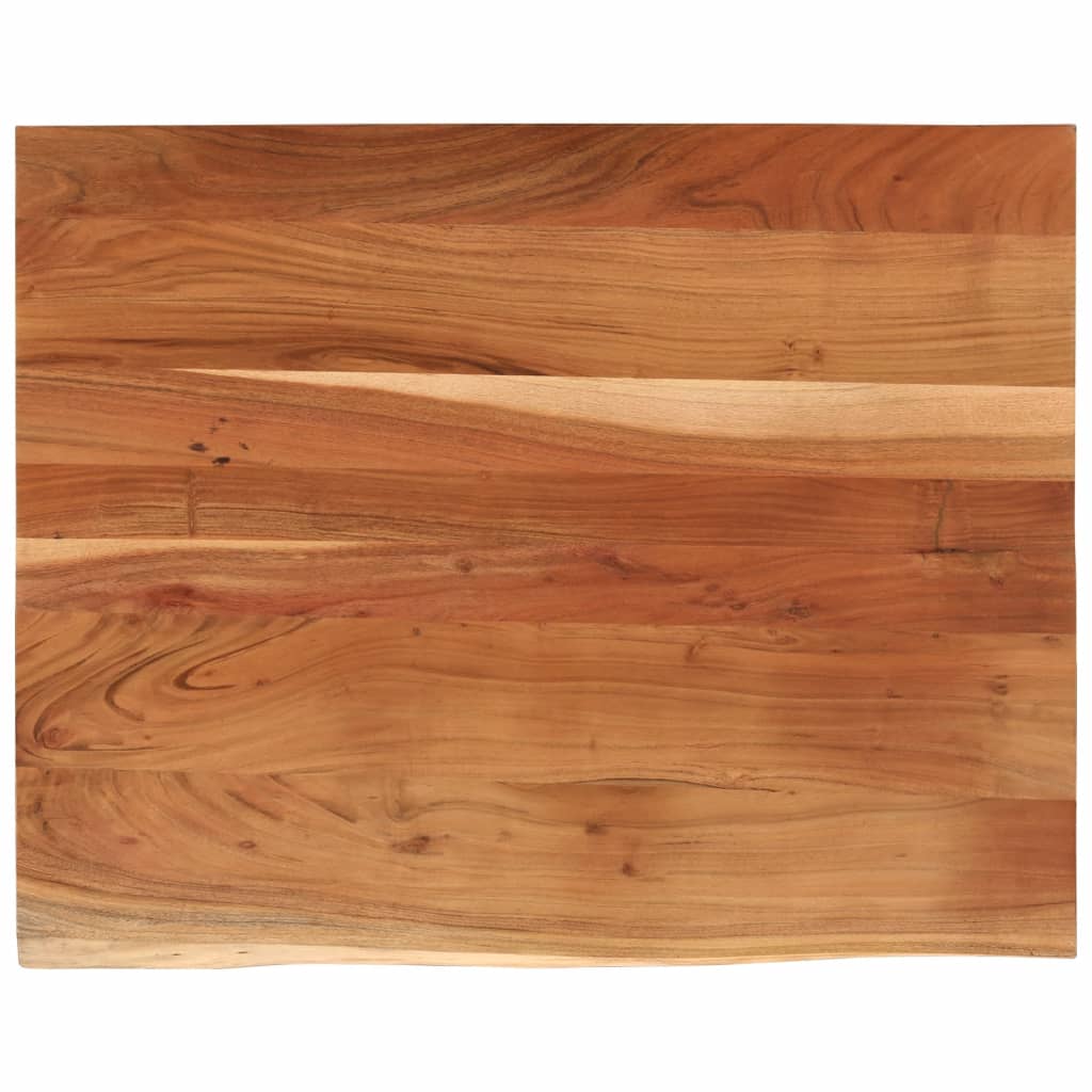 Dessus de table 100x80x3,8 cm rectangulaire bois massif acacia