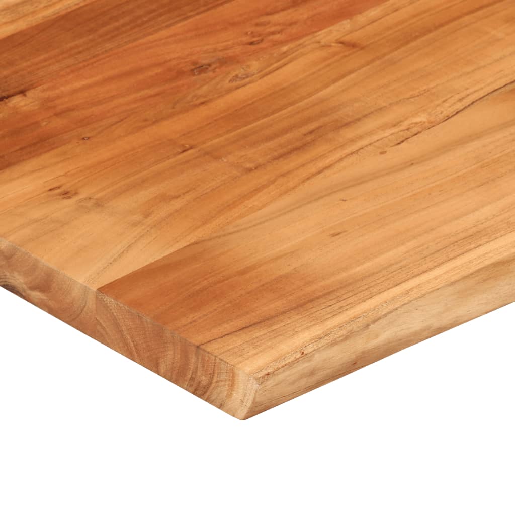 Dessus de table 110x80x3,8 cm rectangulaire bois massif acacia
