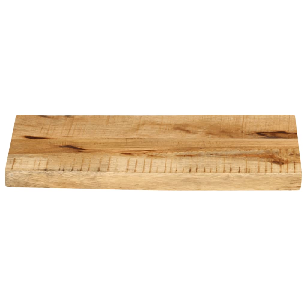 Dessus de table 60x20x2,5 cm bord vif bois massif manguier brut - XIOS