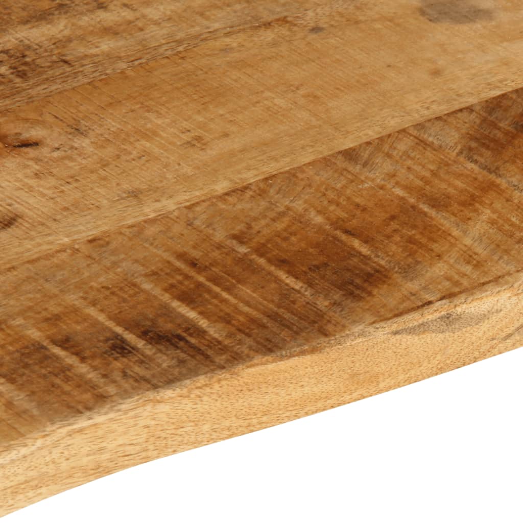 Dessus de table 100x60x2,5cm bord vif bois massif manguier brut - XIOS