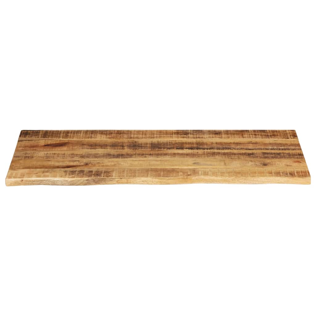 Dessus de table 120x60x2,5cm bord vif bois massif manguier brut - XIOS