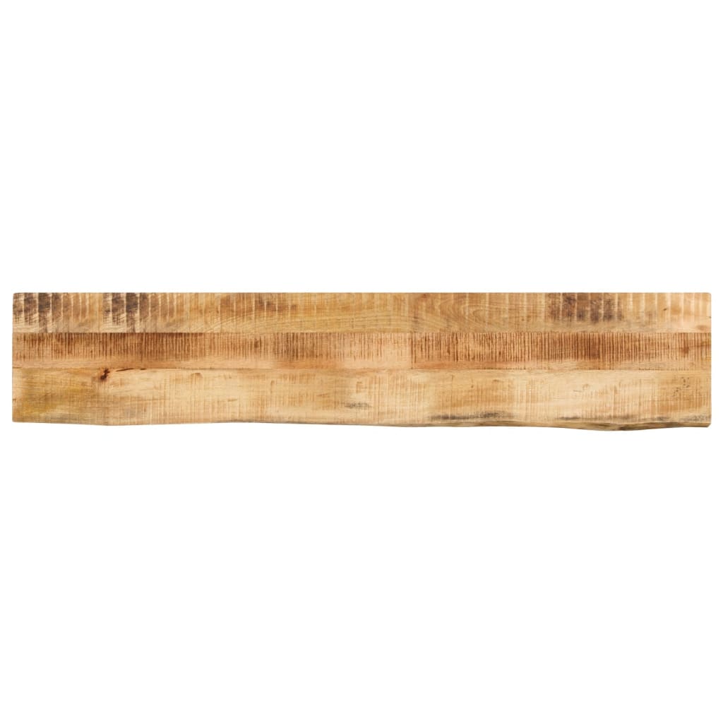Dessus de table 160x40x3,8cm bord vif bois massif manguier brut - XIOS