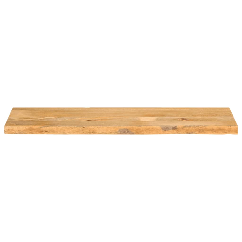 Dessus de table à bord vivant 110x30x2,5cm bois massif manguier - XIOS