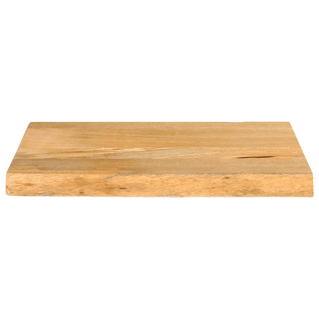 Dessus de table à bord vivant 50x20x3,8 cm bois massif manguier - XIOS