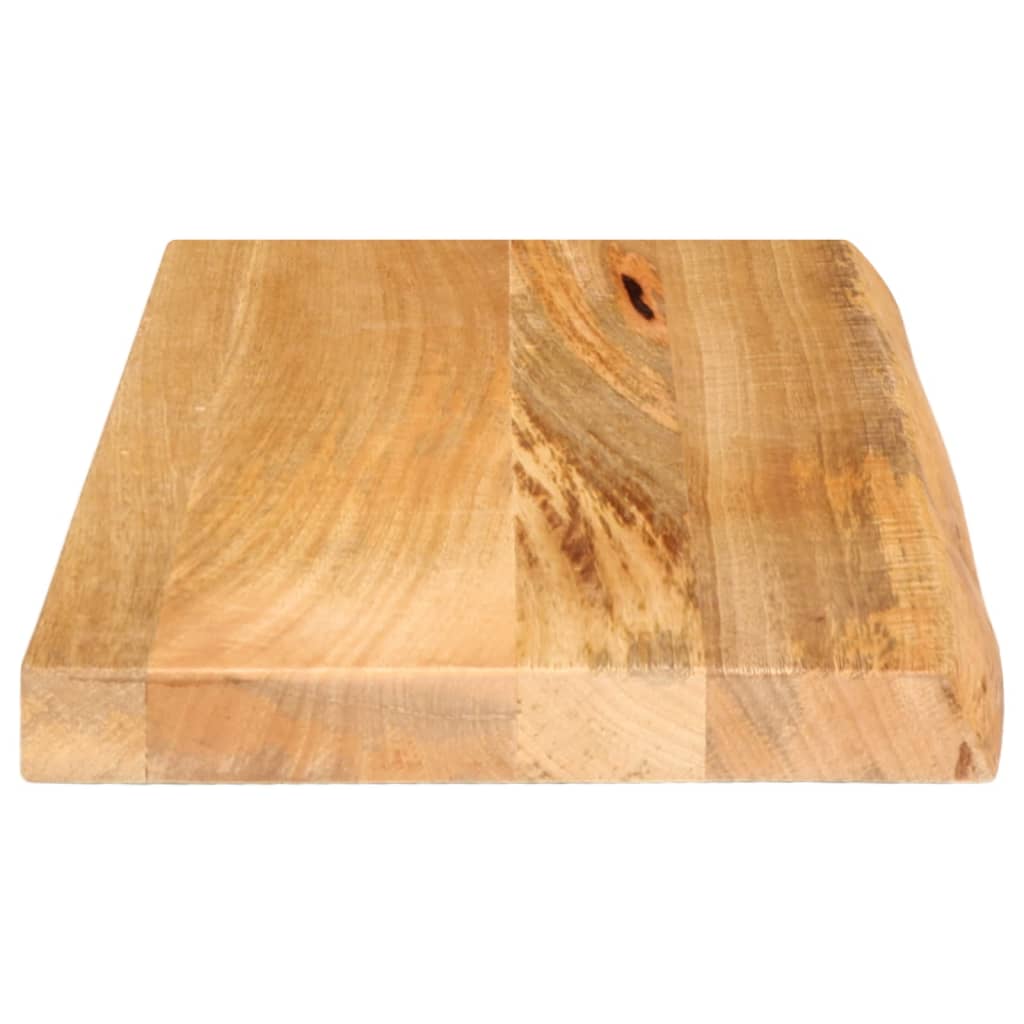 Dessus de table à bord vivant 50x20x3,8 cm bois massif manguier - XIOS