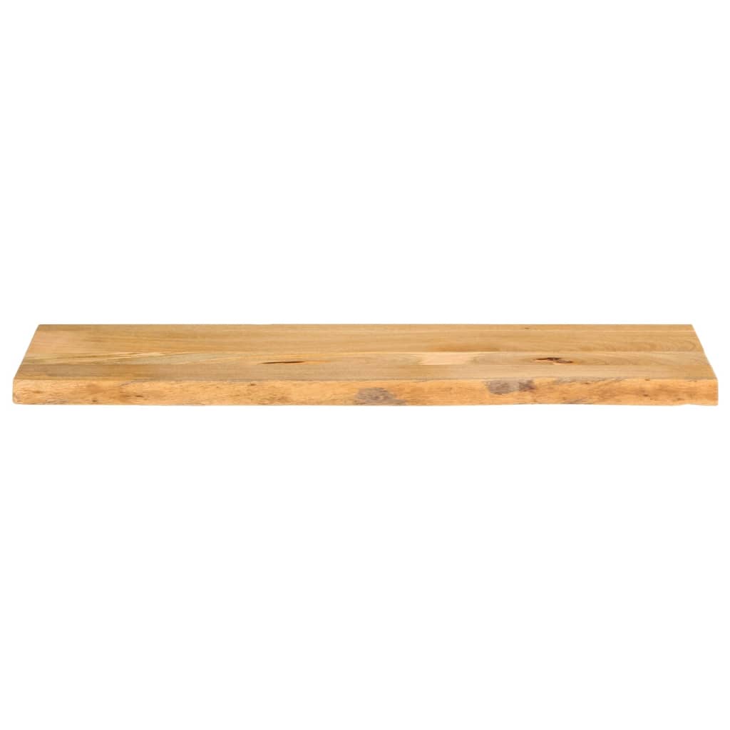 Dessus de table à bord vivant 110x20x3,8cm bois massif manguier - XIOS