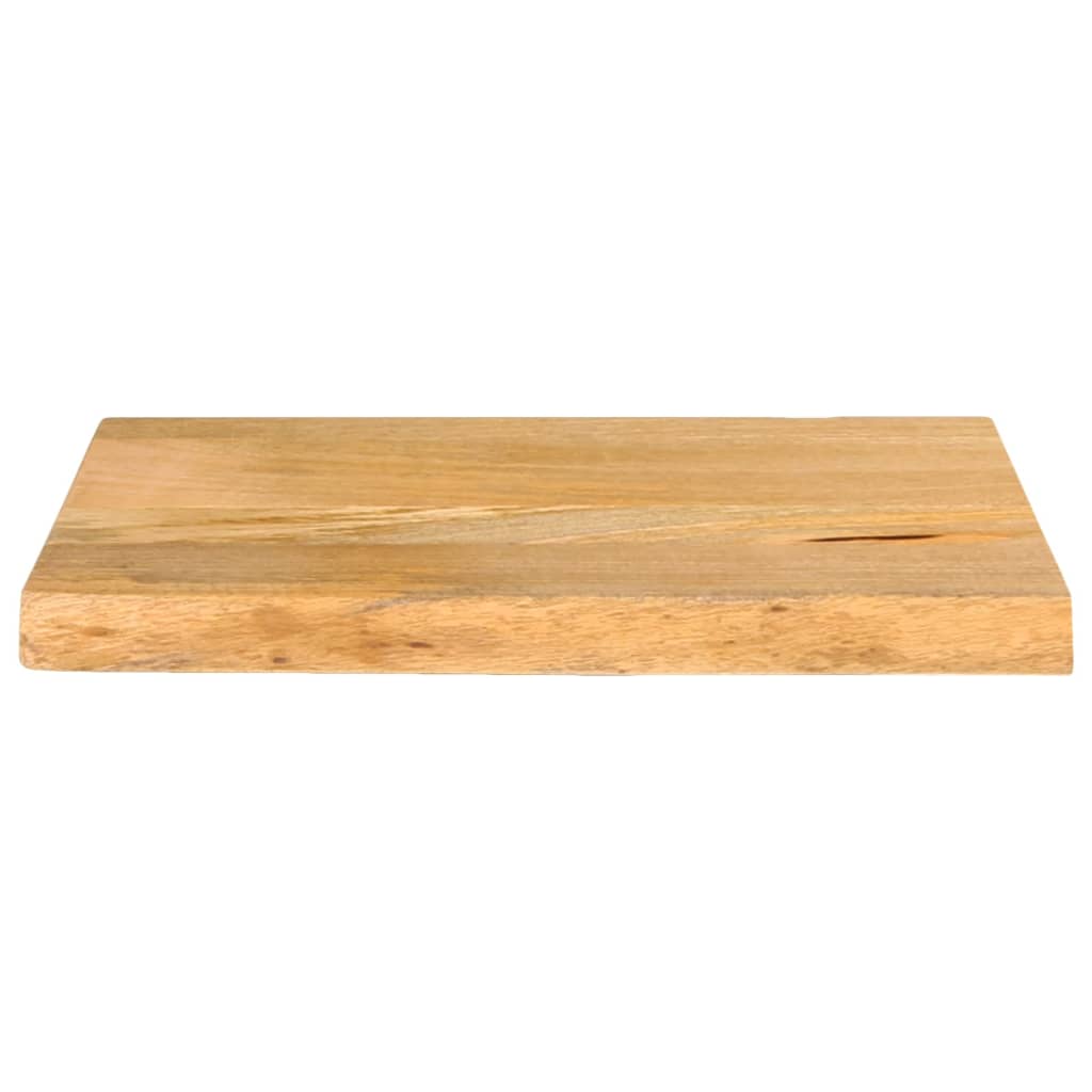 Dessus de table à bord vivant 50x40x3,8 cm bois massif manguier - XIOS
