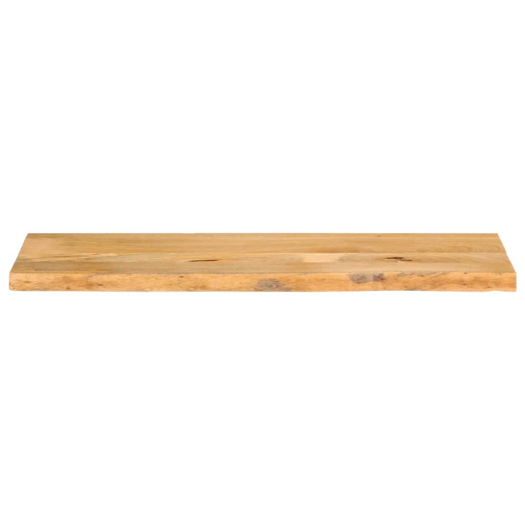 Dessus de table à bord vivant 120x40x3,8cm bois massif manguier - XIOS