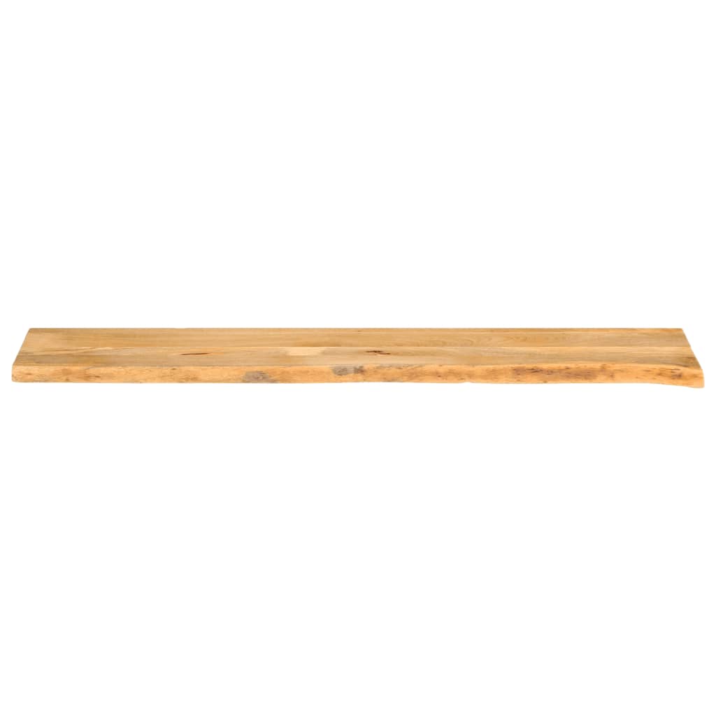 Dessus de table à bord vivant 140x40x3,8cm bois massif manguier - XIOS