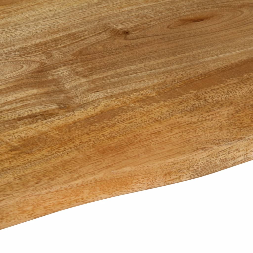 Dessus de table à bord vivant 120x60x3,8cm bois massif manguier - XIOS