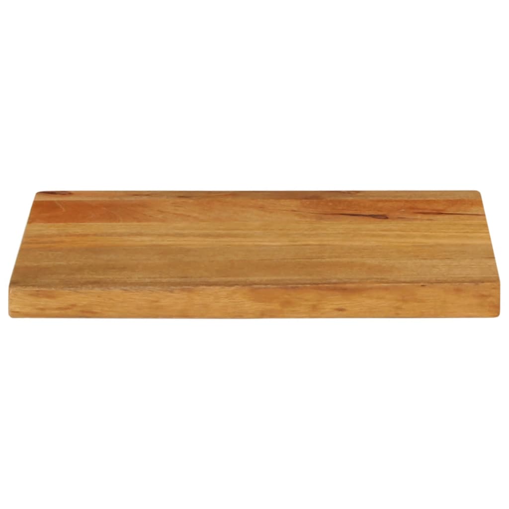 Dessus de table à bord vivant 40x20x2,5 cm bois massif manguier - XIOS