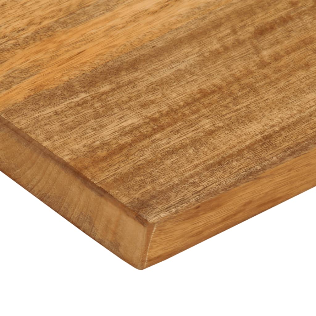 Dessus de table à bord vivant 80x20x2,5 cm bois massif manguier - XIOS