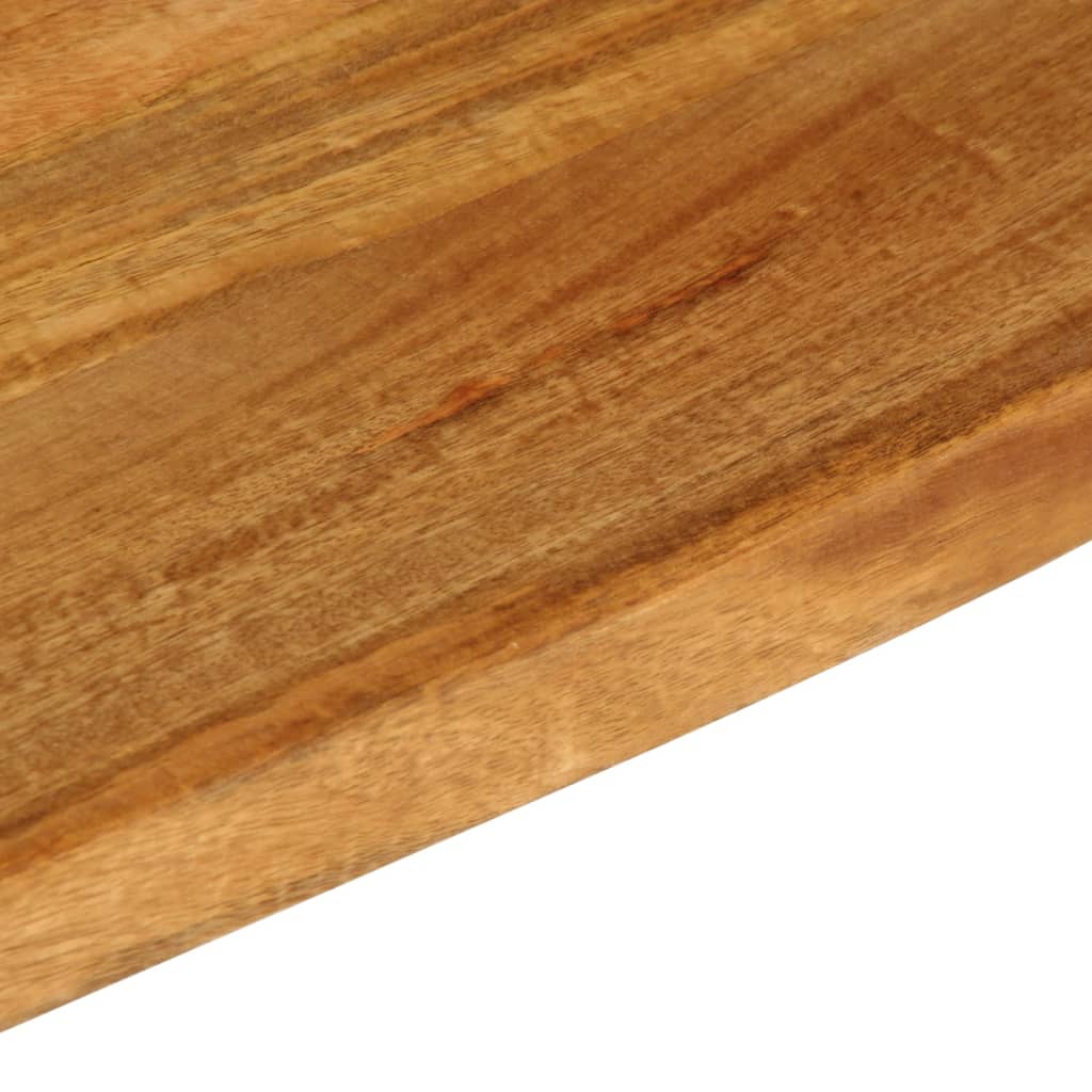 Dessus de table à bord vivant 90x20x2,5 cm bois massif manguier - XIOS