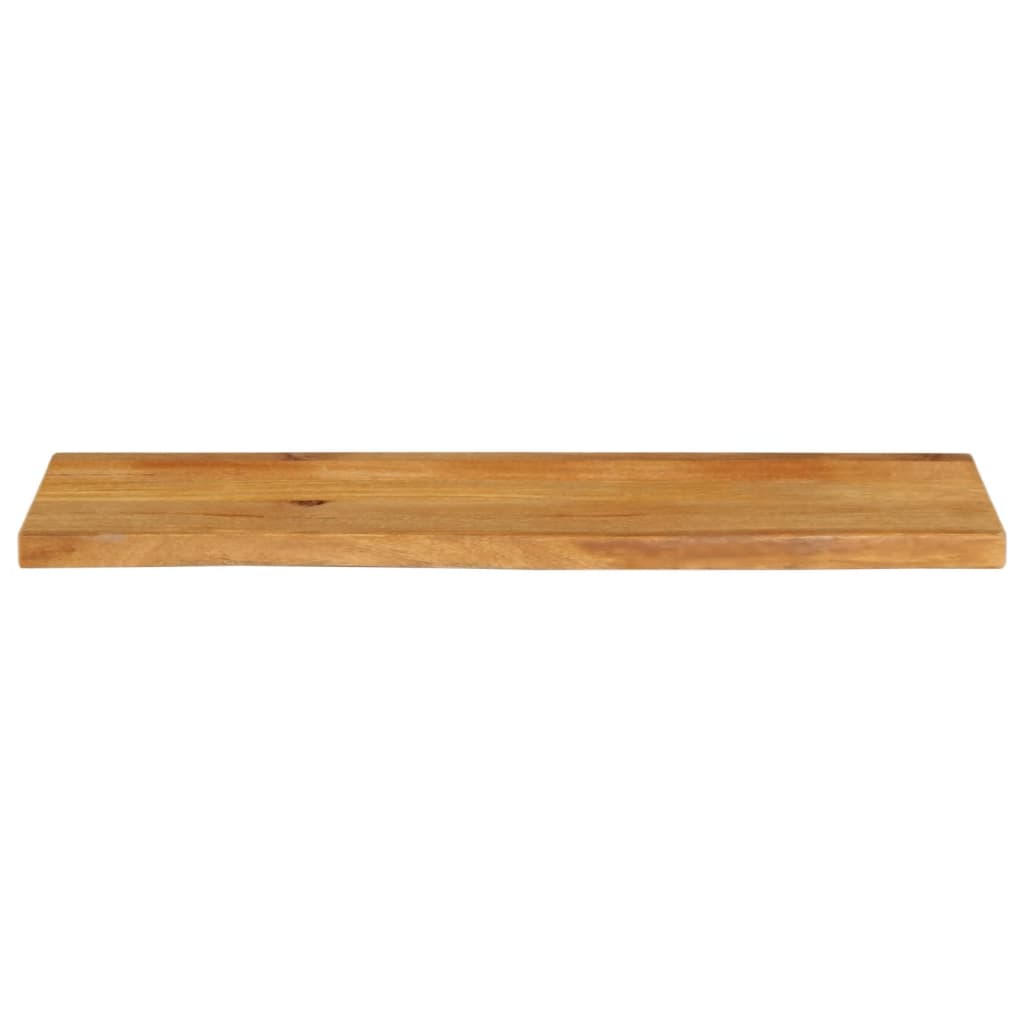 Dessus de table à bord vivant 100x20x2,5cm bois massif manguier - XIOS