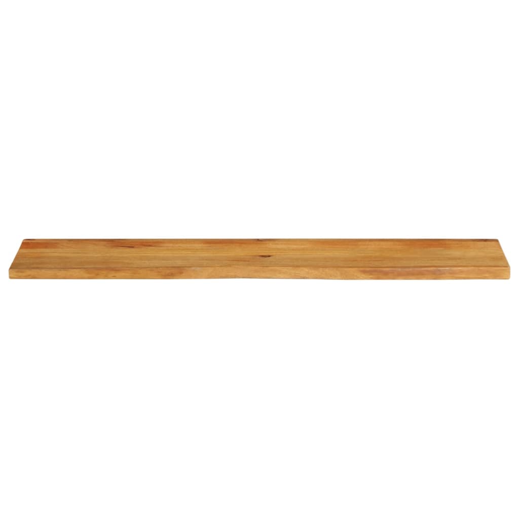Dessus de table à bord vivant 140x20x2,5cm bois massif manguier - XIOS