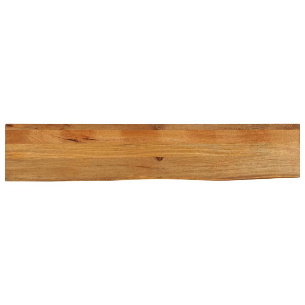 Dessus de table à bord vivant 160x20x2,5cm bois massif manguier - XIOS