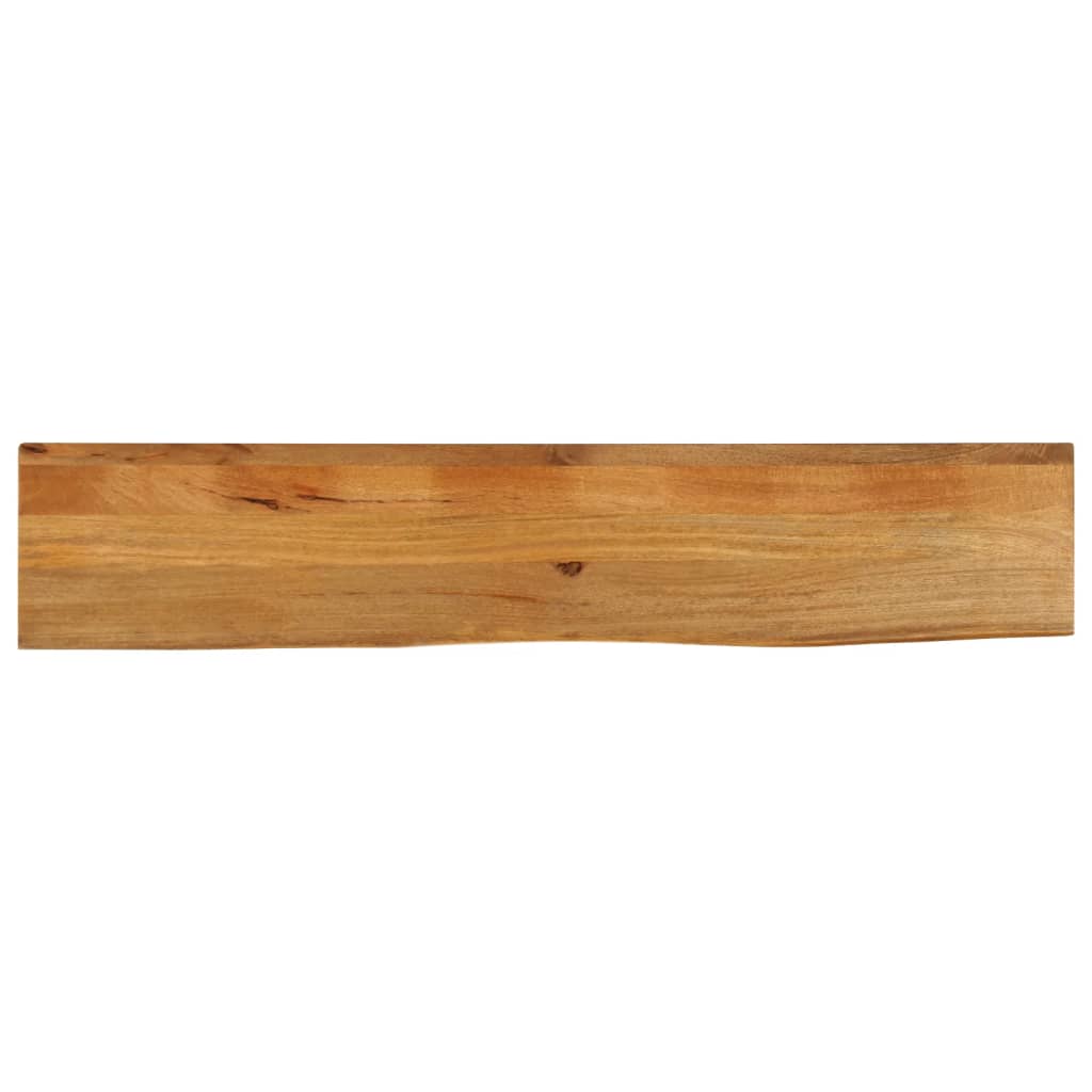 Dessus de table à bord vivant 180x30x2,5cm bois massif manguier - XIOS