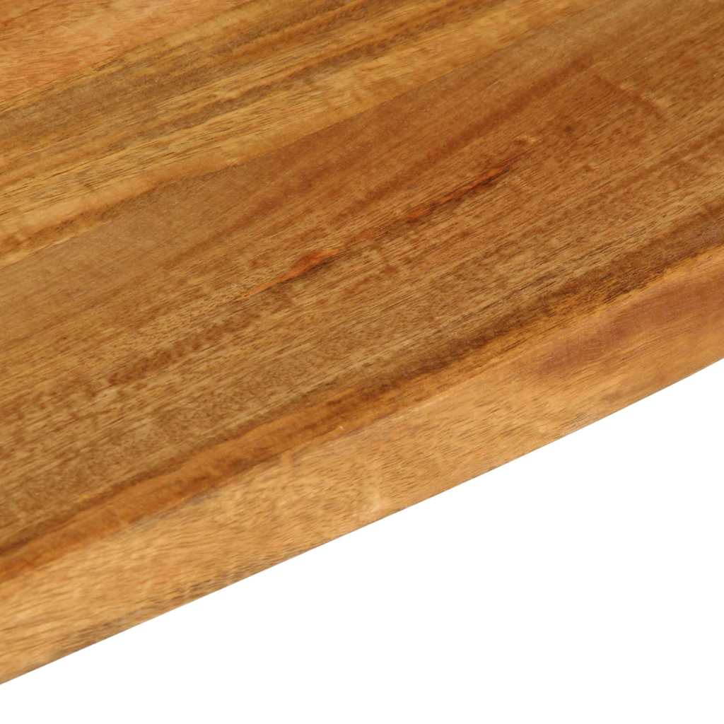Dessus de table à bord vivant 50x40x2,5 cm bois massif manguier - XIOS