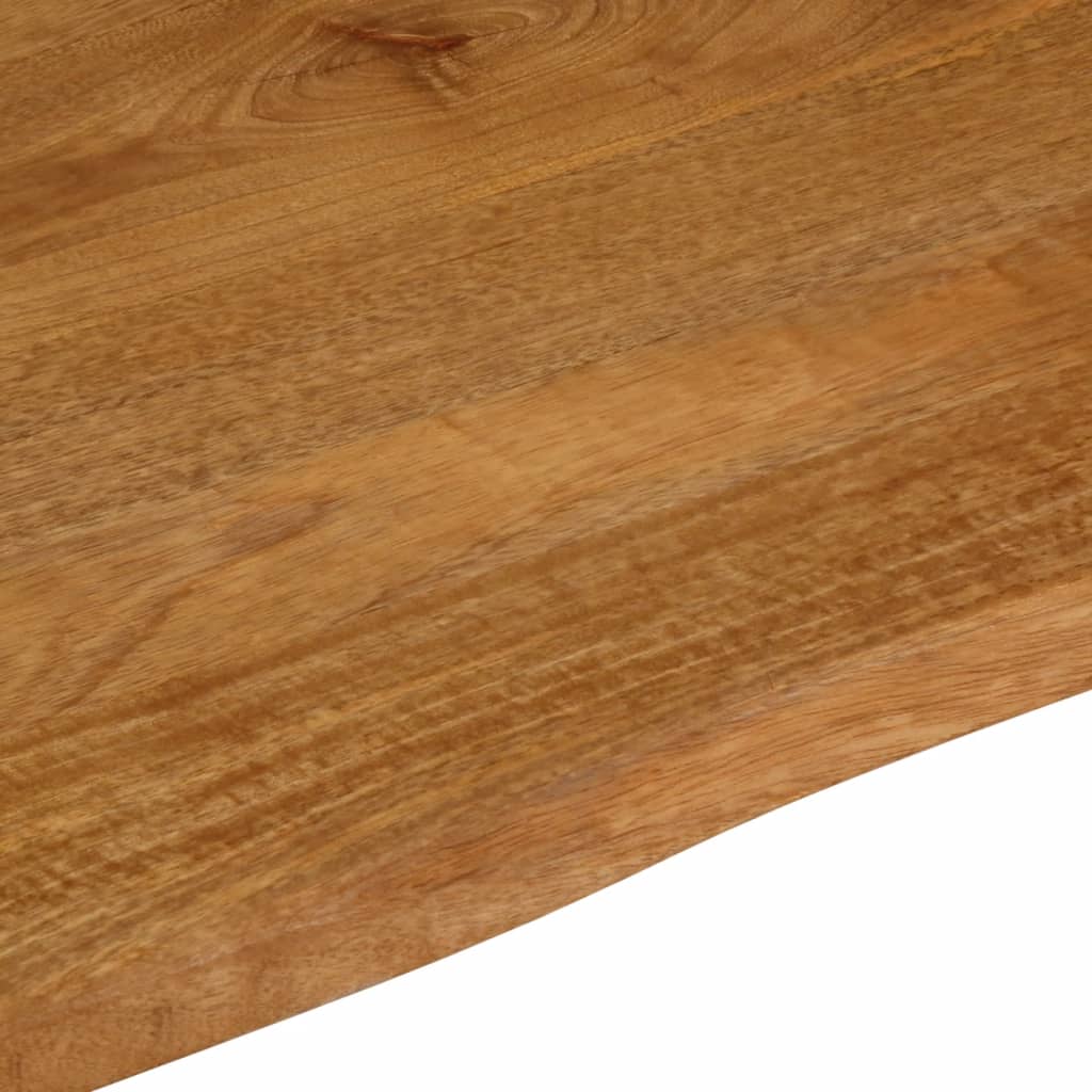 Dessus de table à bord vivant 60x60x2,5 cm bois massif manguier - XIOS