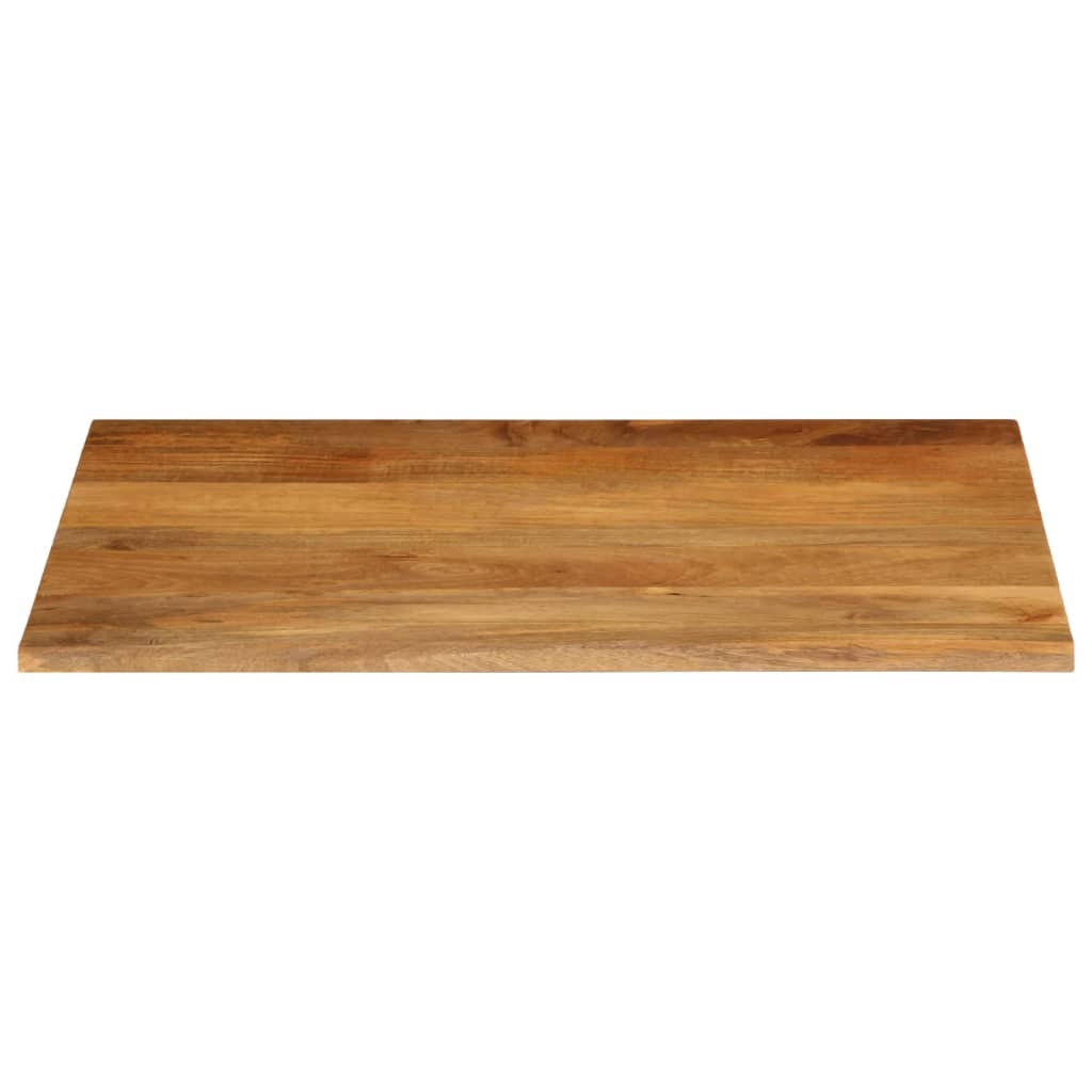 Dessus de table à bord vivant 90x80x2,5 cm bois massif manguier - XIOS