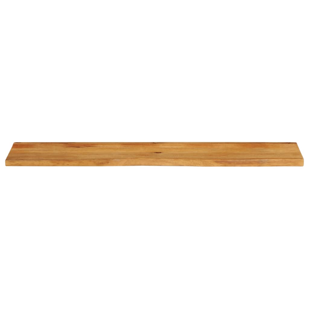Dessus de table à bord vivant 140x20x3,8cm bois massif manguier - XIOS