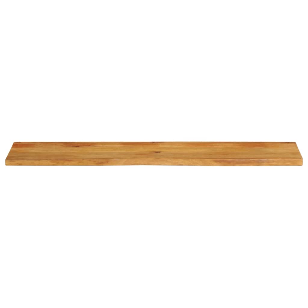 Dessus de table à bord vivant 160x20x3,8cm bois massif manguier - XIOS