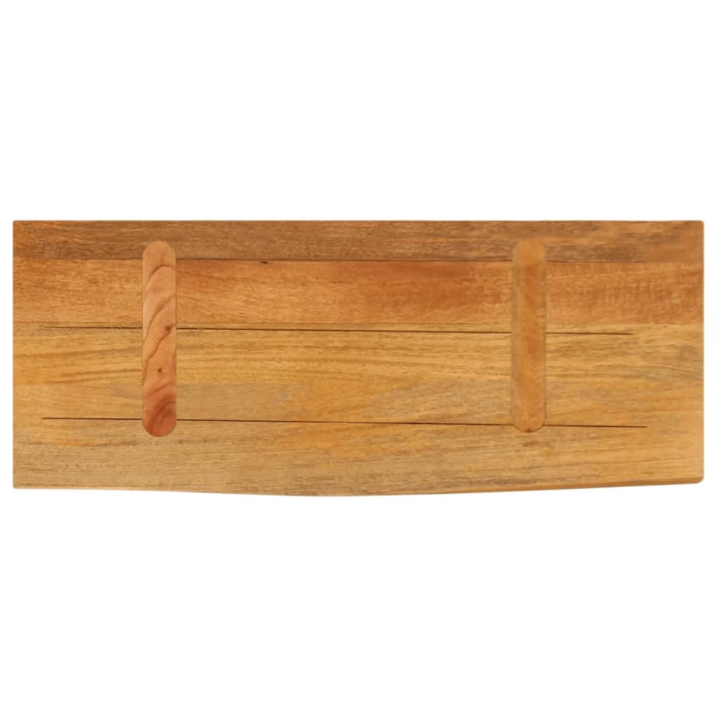 Dessus de table à bord vivant 70x30x3,8 cm bois massif manguier - XIOS