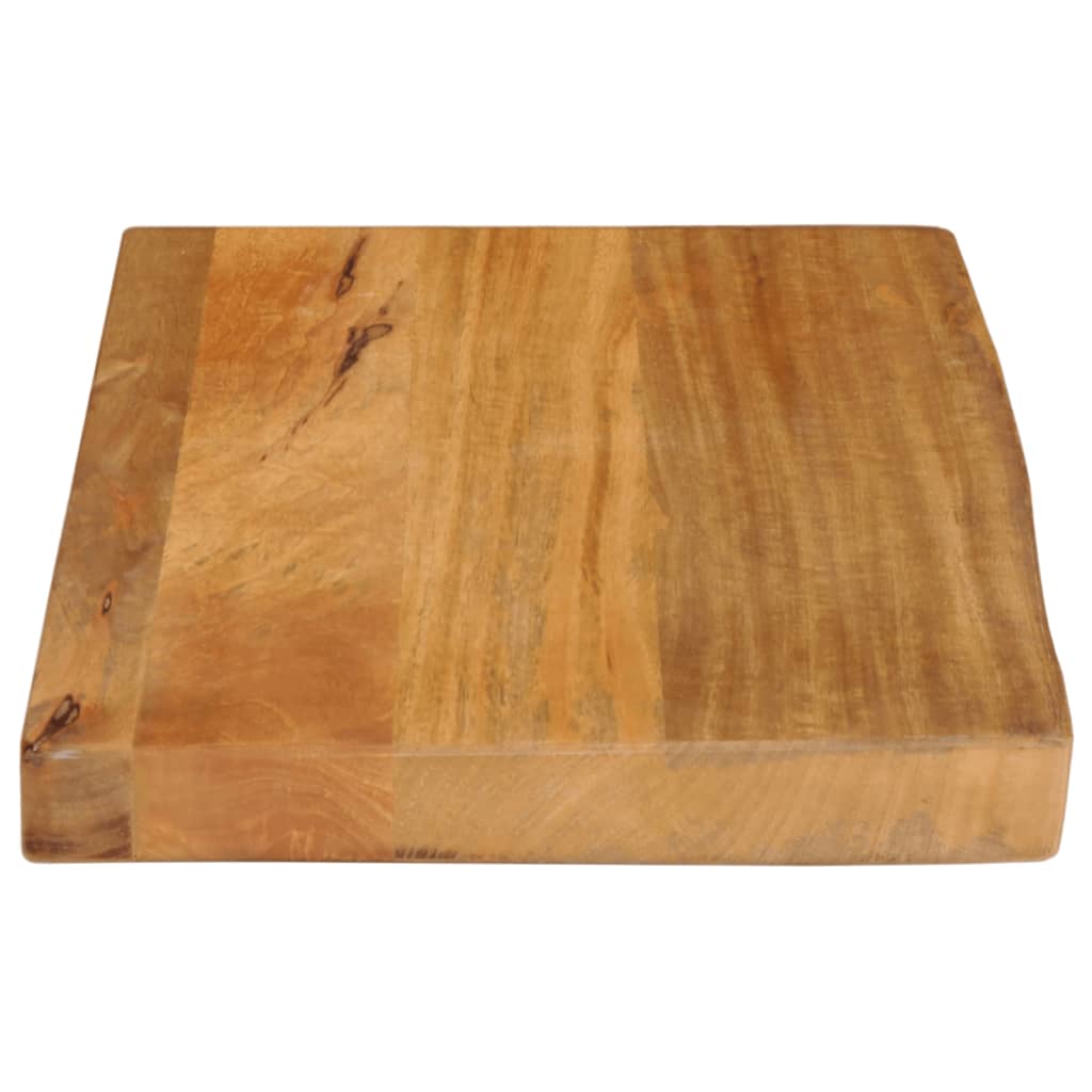 Dessus de table à bord vivant 50x40x3,8 cm bois massif manguier - XIOS