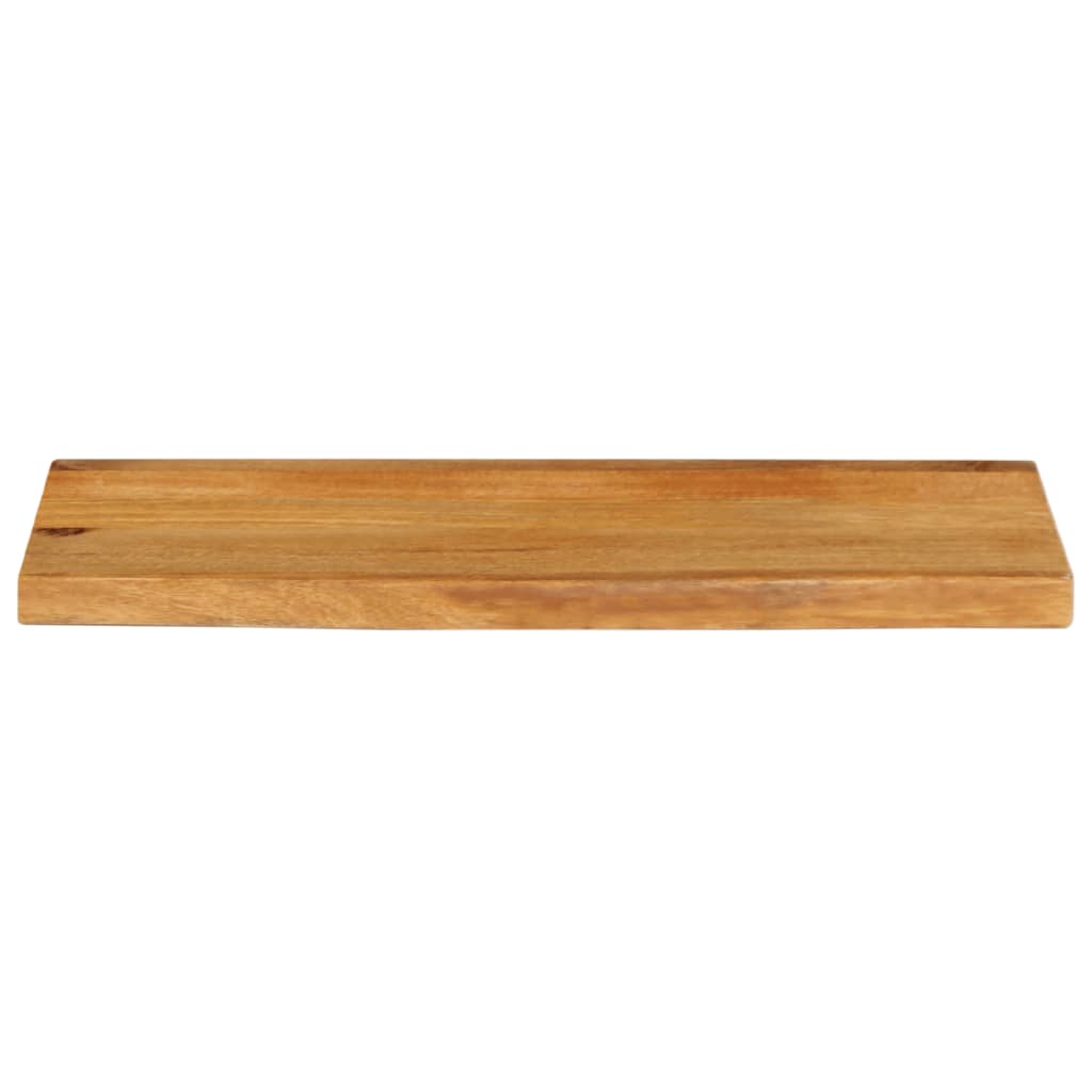 Dessus de table à bord vivant 80x40x3,8 cm bois massif manguier - XIOS