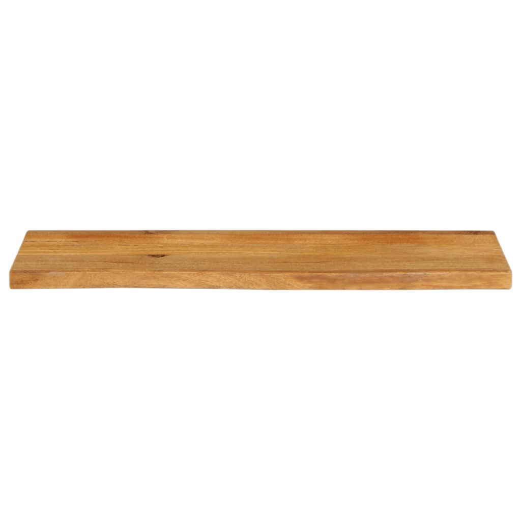Dessus de table à bord vivant 120x40x3,8cm bois massif manguier - XIOS