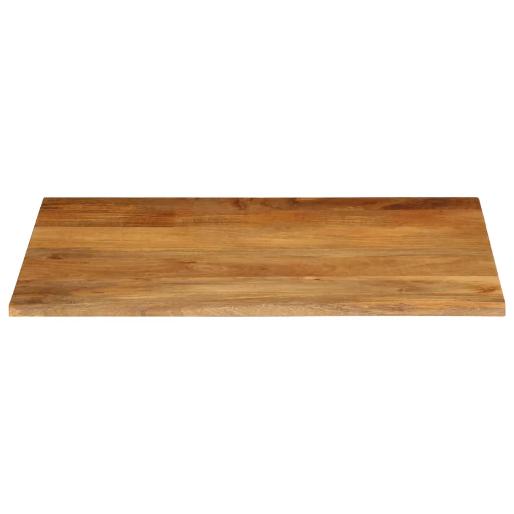 Dessus de table à bord vivant 110x80x3,8cm bois massif manguier - XIOS