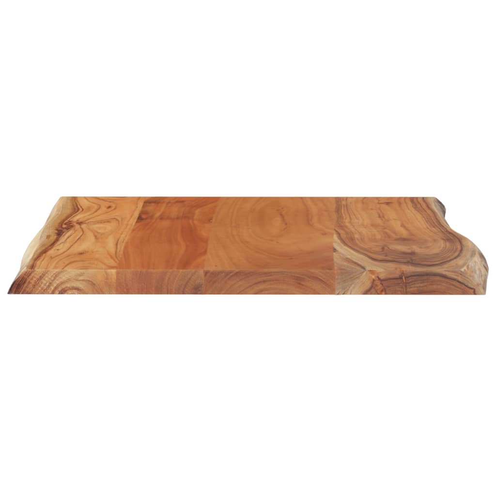 Dessus de table 40x40x2,5 cm rectangulaire bois massif d'acacia - XIOS