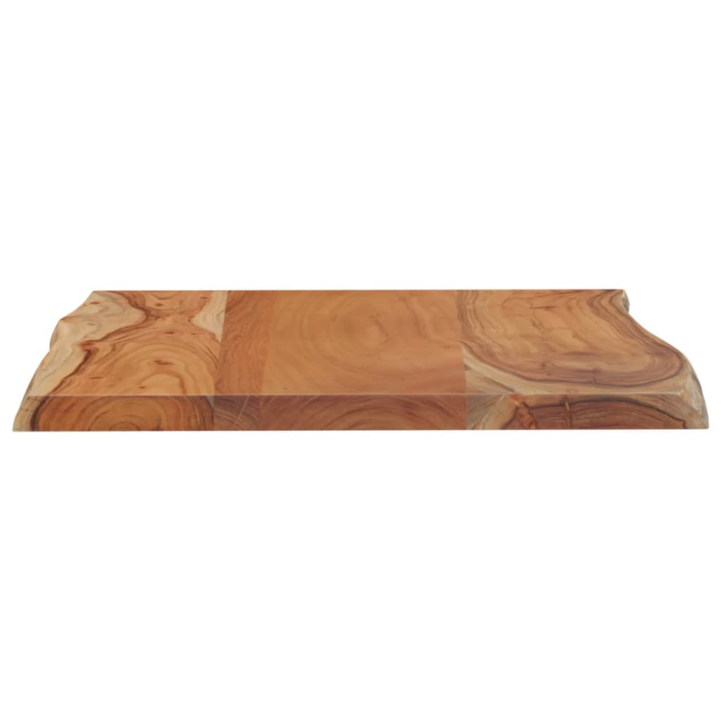 Dessus de table 50x40x2,5 cm rectangulaire bois massif d'acacia - XIOS