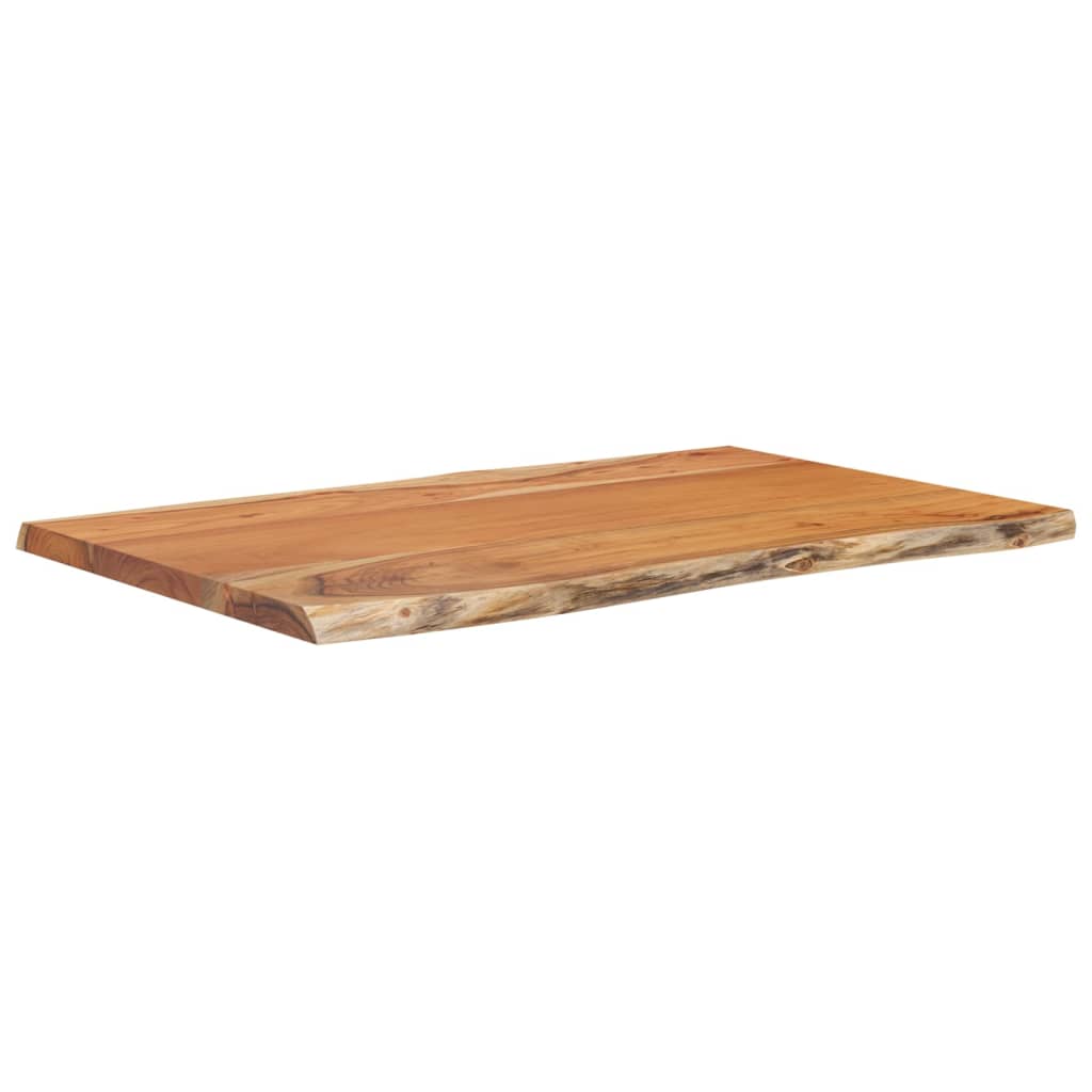 Dessus de table 60x40x2,5 cm rectangulaire bois massif d'acacia - XIOS