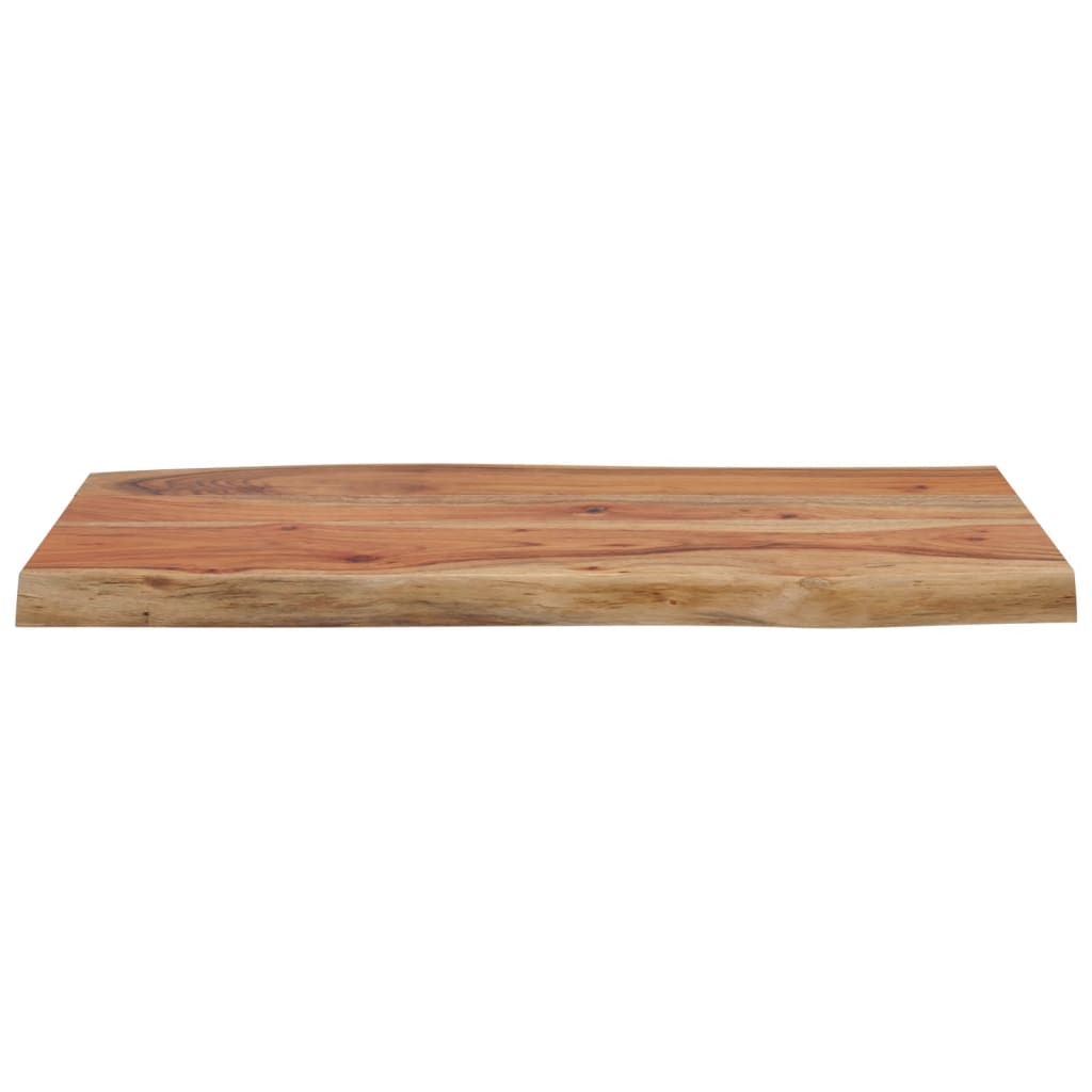 Dessus de table 70x40x2,5 cm rectangulaire bois massif d'acacia - XIOS